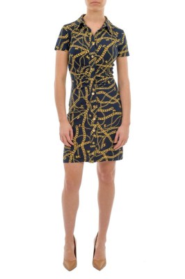 MK logo shirt dress